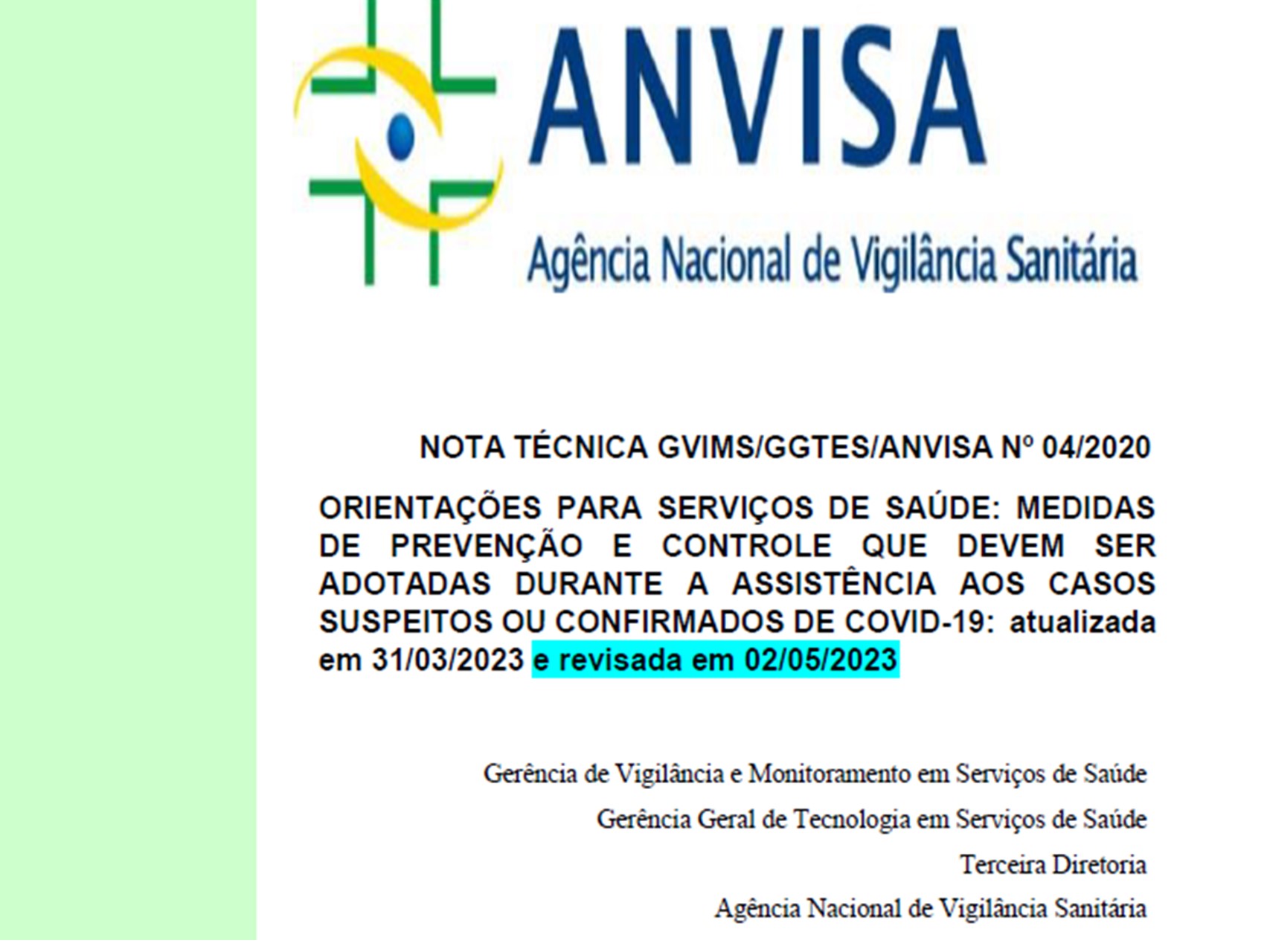 ANVISA COVID