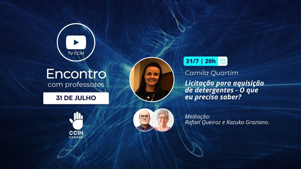 Critérios para licitação de desnfetantes