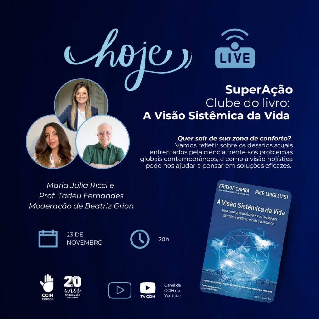 Clube do livro: A Visão Sistêmica da Vida