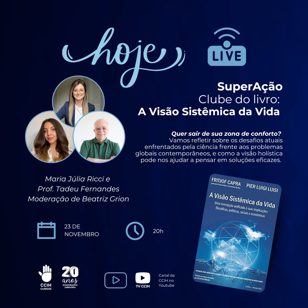 Clube do livro: A Visão Sistêmica da Vida