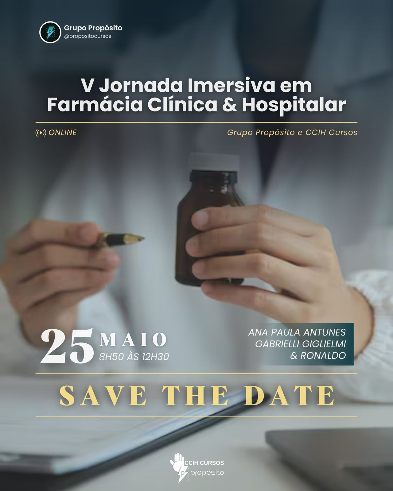 V Jornada Imersiva em Farmácia Clinica e Hospitalar